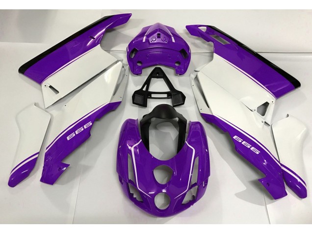 2003-2004 White Purple and Black Ducati 749 999 Motorcycle Fairings 2003-2004 White Purple and Black Ducati 749 999 Motorcycle Fairings