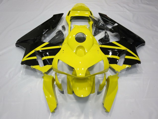 2003-2004 Yellow & Black OEM Style Honda CBR600RR Motorcycle Fairings 2003-2004 Yellow & Black OEM Style Honda CBR600RR Motorcycle Fairings