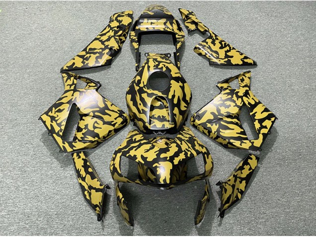 2003-2004 Yellow Camo Honda CBR600RR Motorcycle Fairings 2003-2004 Yellow Camo Honda CBR600RR Motorcycle Fairings