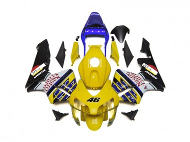 2003-2004 Yellow Nastro Azzurro 46 Honda CBR600RR Motorcycle Fairings