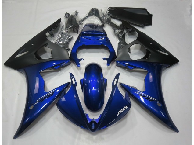 2003-2005 Gloss Dark Blue Yamaha R6 Motorcycle Fairings 2003-2005 Gloss Dark Blue Yamaha R6 Motorcycle Fairings
