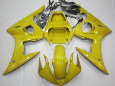 2003-2005 Gloss Yellow Yamaha R6 Motorcycle Fairings
