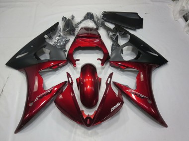2003-2005 Maroon Red Yamaha R6 Motorcycle Fairings