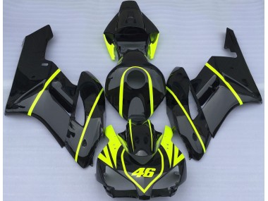2004-2005 All Black and High Viz Honda CBR1000RR Motorcycle Fairings