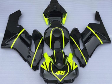 2004-2005 All Black and High Viz Honda CBR1000RR Motorcycle Fairings