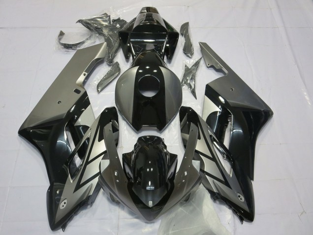 2004-2005 Black and Silver Honda CBR1000RR Motorcycle Fairings 2004-2005 Black and Silver Honda CBR1000RR Motorcycle Fairings