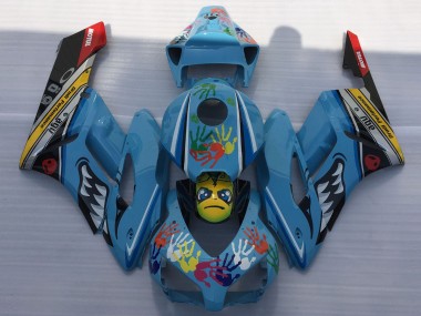 2004-2005 Blue Shark Honda CBR1000RR Motorcycle Fairings