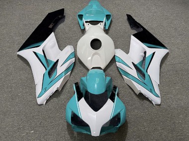 2004-2005 Cyan White and Black Gloss Honda CBR1000RR Motorcycle Fairings