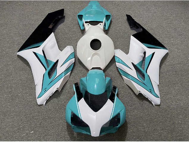 2004-2005 Cyan White and Black Gloss Honda CBR1000RR Motorcycle Fairings 2004-2005 Cyan White and Black Gloss Honda CBR1000RR Motorcycle Fairings