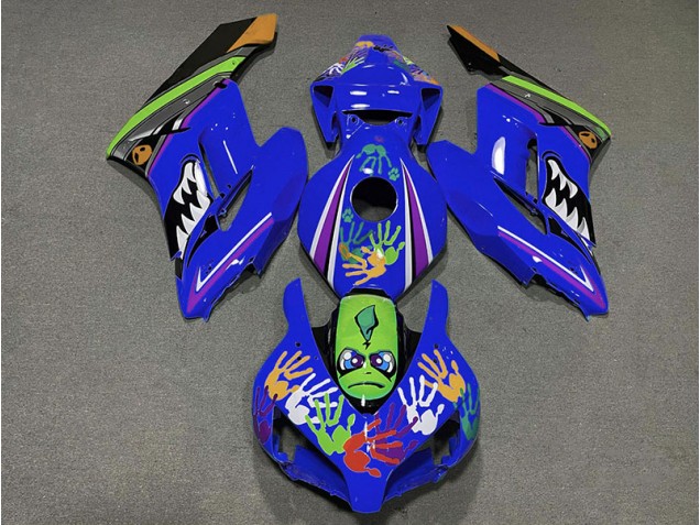 2004-2005 Dark Blue Shark Honda CBR1000RR Motorcycle Fairings 2004-2005 Dark Blue Shark Honda CBR1000RR Motorcycle Fairings