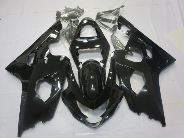 2004-2005 Gloss Black Suzuki GSXR 600-750 Motorcycle Fairings 2004-2005 Gloss Black Suzuki GSXR 600-750 Motorcycle Fairings