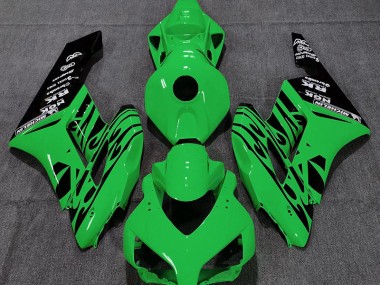 2004-2005 Gloss Green Flame Honda CBR1000RR Motorcycle Fairings