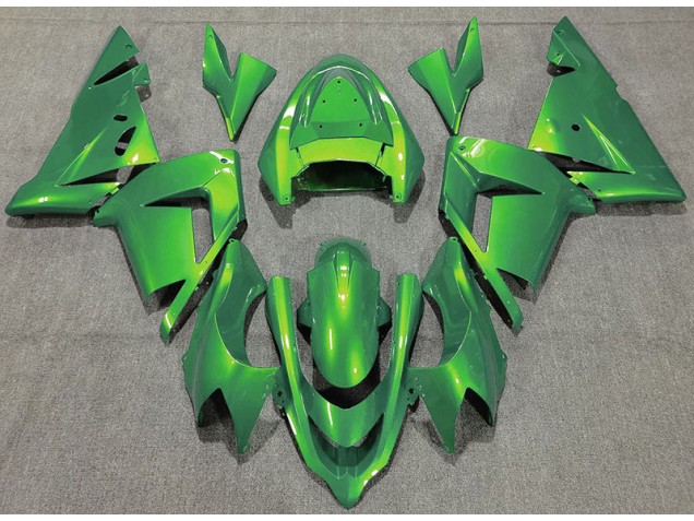 2004-2005 Gloss Green Kawasaki ZX10R Motorcycle Fairings 2004-2005 Gloss Green Kawasaki ZX10R Motorcycle Fairings