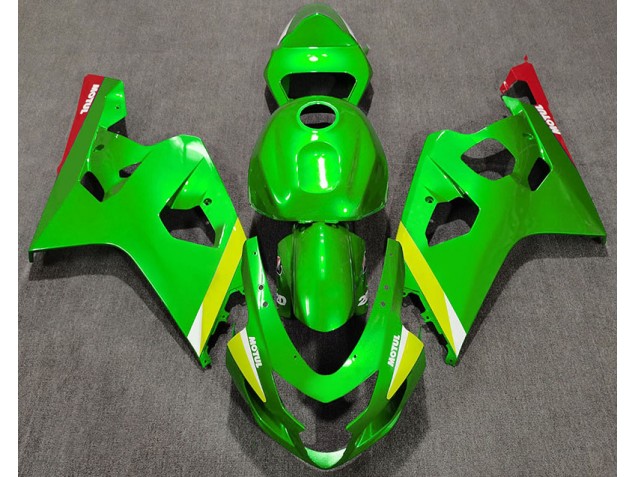 2004-2005 Gloss Green Suzuki GSXR 600-750 Motorcycle Fairings