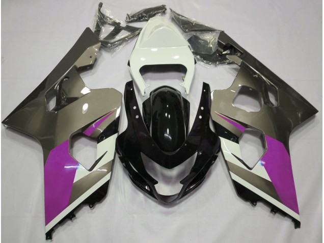 2004-2005 Gloss Grey Suzuki GSXR 600-750 Motorcycle Fairings 2004-2005 Gloss Grey Suzuki GSXR 600-750 Motorcycle Fairings