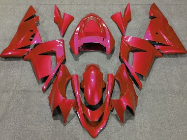 2004-2005 Gloss Red Kawasaki ZX10R Motorcycle Fairings