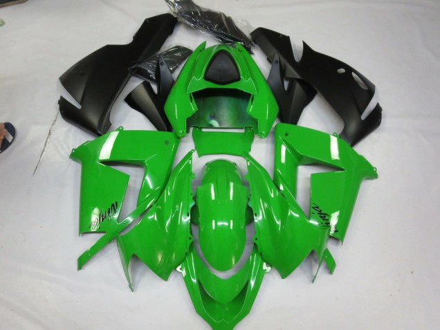 2004-2005 Green Gloss Kawasaki ZX10R Motorcycle Fairings 2004-2005 Green Gloss Kawasaki ZX10R Motorcycle Fairings