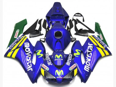 2004-2005 Green Movi Star Honda CBR1000RR Motorcycle Fairings