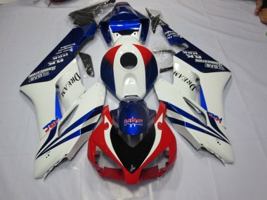 2004-2005 HRC Red and White Honda CBR1000RR Motorcycle Fairings
