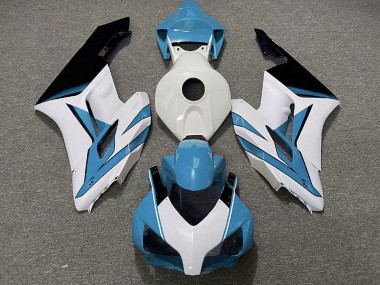 2004-2005 Light Blue White and Black Gloss Honda CBR1000RR Motorcycle Fairings
