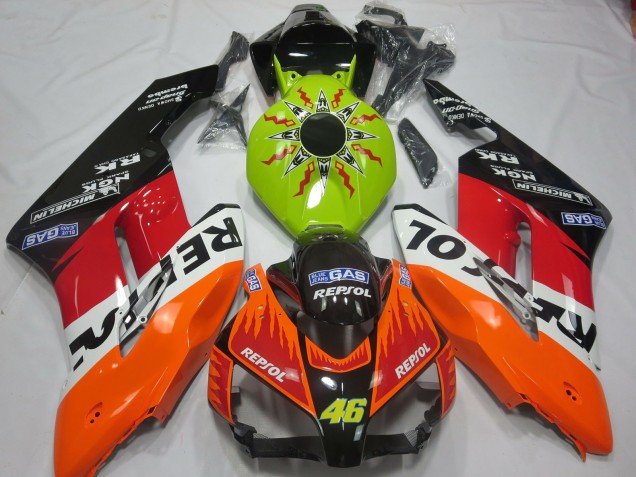 2004-2005 Lime Rossi Repsol Honda CBR1000RR Motorcycle Fairings 2004-2005 Lime Rossi Repsol Honda CBR1000RR Motorcycle Fairings