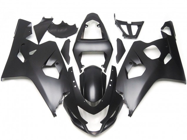 2004-2005 Matte Black Style Suzuki GSXR 600-750 Motorcycle Fairings 2004-2005 Matte Black Style Suzuki GSXR 600-750 Motorcycle Fairings