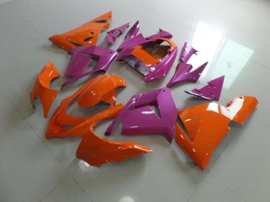 2004-2005 Orange Pink Kawasaki ZX10R Motorcycle Fairings