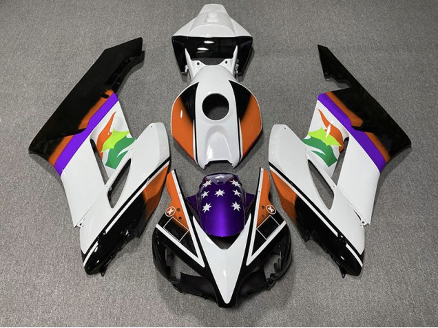 2004-2005 Orange and Purple Flag Honda CBR1000RR Motorcycle Fairings 2004-2005 Orange and Purple Flag Honda CBR1000RR Motorcycle Fairings