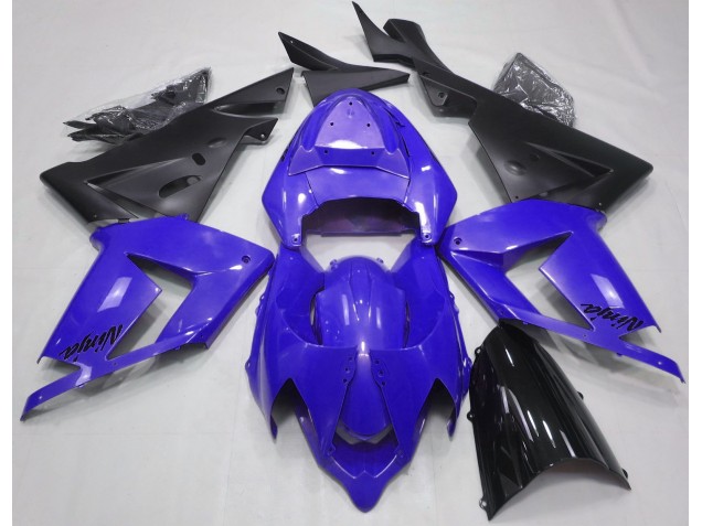 2004-2005 Pearl Blue & Black Kawasaki ZX10R Motorcycle Fairings 2004-2005 Pearl Blue & Black Kawasaki ZX10R Motorcycle Fairings