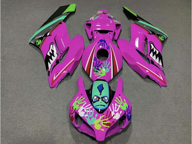 2004-2005 Pink Shark Honda CBR1000RR Motorcycle Fairings 2004-2005 Pink Shark Honda CBR1000RR Motorcycle Fairings
