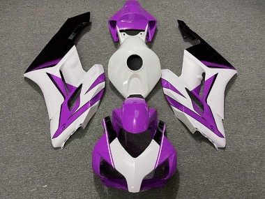 2004-2005 Purple White and Black Gloss Honda CBR1000RR Motorcycle Fairings
