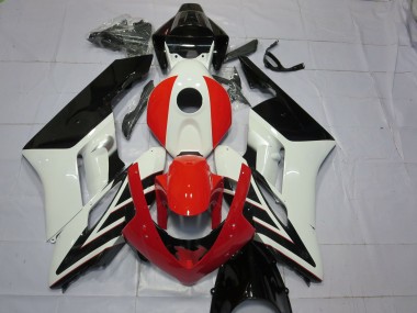 2004-2005 Red Black and White Honda CBR1000RR Motorcycle Fairings