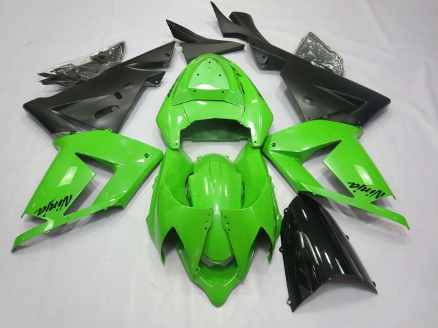 2004-2005 Total Green Kawasaki ZX10R Motorcycle Fairings 2004-2005 Total Green Kawasaki ZX10R Motorcycle Fairings