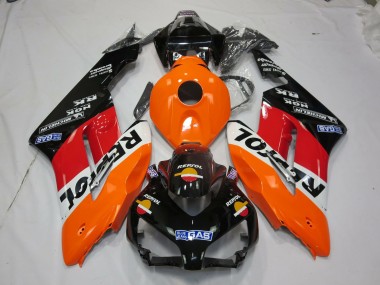 2004-2005 Vibrant Repsol (w) Logos Honda CBR1000RR Motorcycle Fairings
