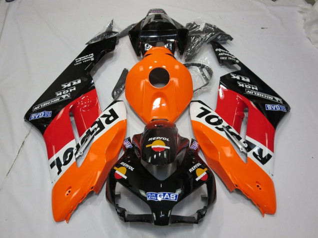 2004-2005 Vibrant Repsol (w) Logos Honda CBR1000RR Motorcycle Fairings