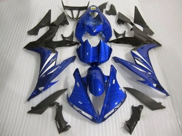 2004-2006 Blue Black and White Gloss Style Yamaha R1 Motorcycle Fairings 2004-2006 Blue Black and White Gloss Style Yamaha R1 Motorcycle Fairings