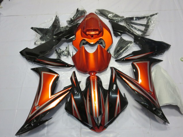 2004-2006 Burnt Orange Yamaha R1 Motorcycle Fairings 2004-2006 Burnt Orange Yamaha R1 Motorcycle Fairings