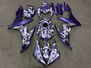 2004-2006 Dark Purple Camo Yamaha R1 Motorcycle Fairings