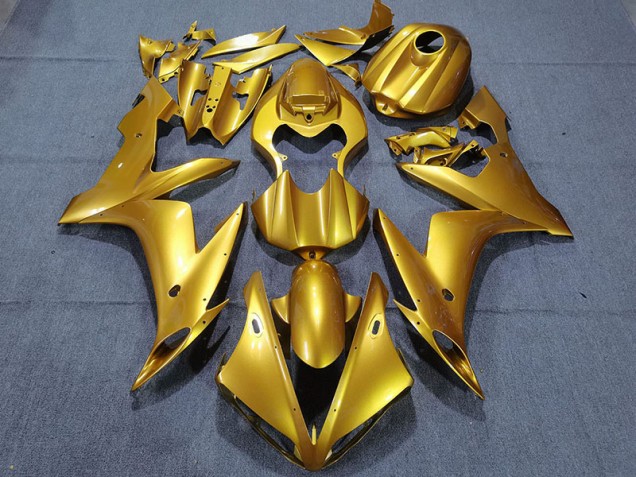 2004-2006 Gloss Gold Yamaha R1 Motorcycle Fairings 2004-2006 Gloss Gold Yamaha R1 Motorcycle Fairings