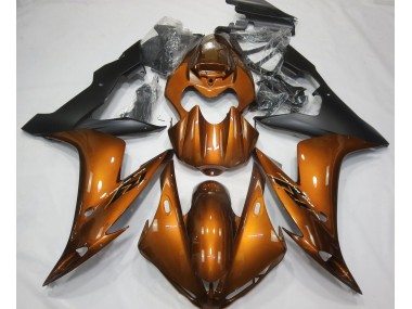 2004-2006 Gloss Orange & Black Yamaha R1 Motorcycle Fairings