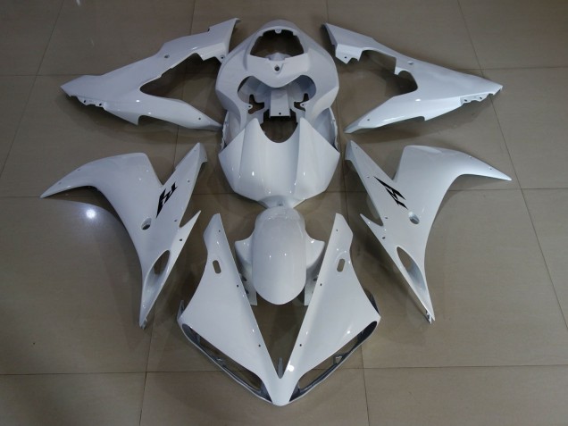 2004-2006 Gloss White Yamaha R1 Motorcycle Fairings 2004-2006 Gloss White Yamaha R1 Motorcycle Fairings