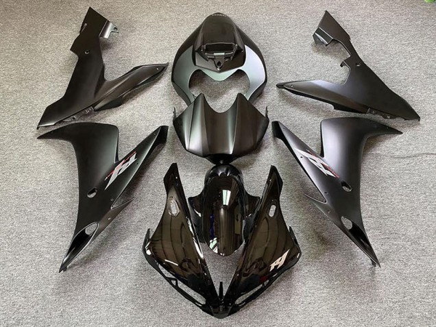 2004-2006 Matte Black Style Yamaha R1 Motorcycle Fairings 2004-2006 Matte Black Style Yamaha R1 Motorcycle Fairings