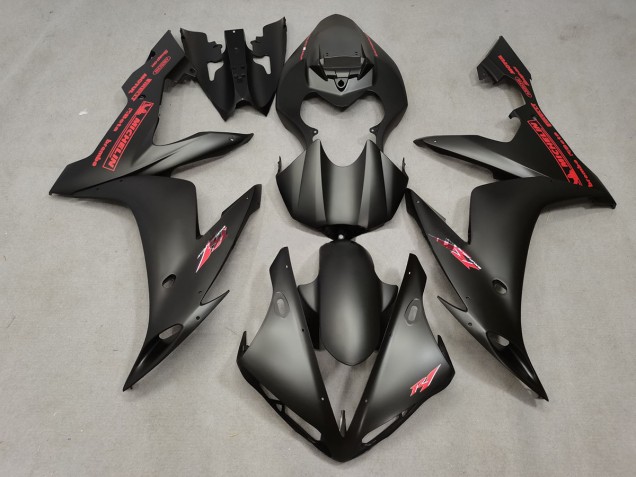 2004-2006 Matte and Red Yamaha R1 Motorcycle Fairings 2004-2006 Matte and Red Yamaha R1 Motorcycle Fairings