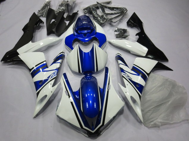 2004-2006 Special Blue and White Yamaha R1 Motorcycle Fairings 2004-2006 Special Blue and White Yamaha R1 Motorcycle Fairings