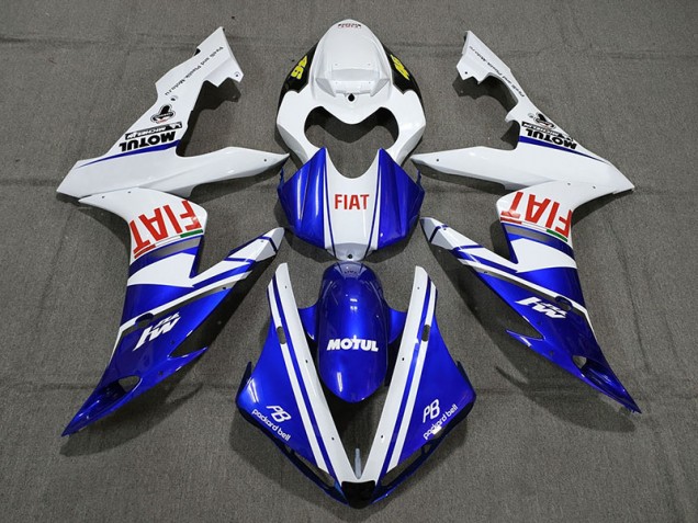 2004-2006 Vibrant Fiat Gloss Yamaha R1 Motorcycle Fairings 2004-2006 Vibrant Fiat Gloss Yamaha R1 Motorcycle Fairings