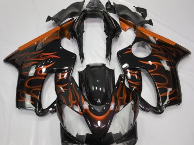 2004-2007 Orange Flame Honda CBR600 F4i Motorcycle Fairings