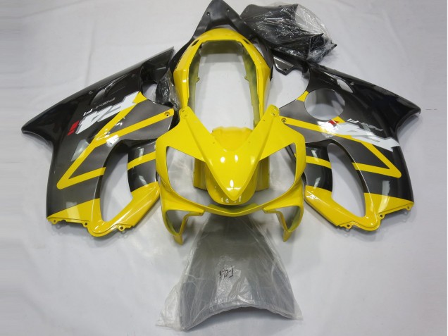 2004-2007 Yellow and Silver Honda CBR600 F4i Motorcycle Fairings 2004-2007 Yellow and Silver Honda CBR600 F4i Motorcycle Fairings