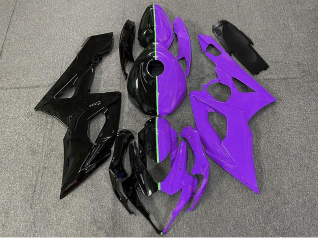 2005-2006 Black and Purple Suzuki GSXR 1000 Motorcycle Fairings 2005-2006 Black and Purple Suzuki GSXR 1000 Motorcycle Fairings