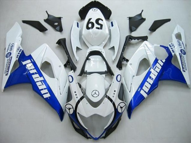 2005-2006 Blue Jordan Suzuki GSXR 1000 Motorcycle Fairings 2005-2006 Blue Jordan Suzuki GSXR 1000 Motorcycle Fairings
