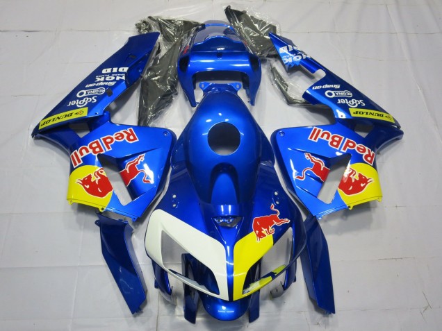 2005-2006 Blue RedBull Style Honda CBR600RR Motorcycle Fairings 2005-2006 Blue RedBull Style Honda CBR600RR Motorcycle Fairings